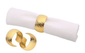 NR758G Gold Napkin Rings S6