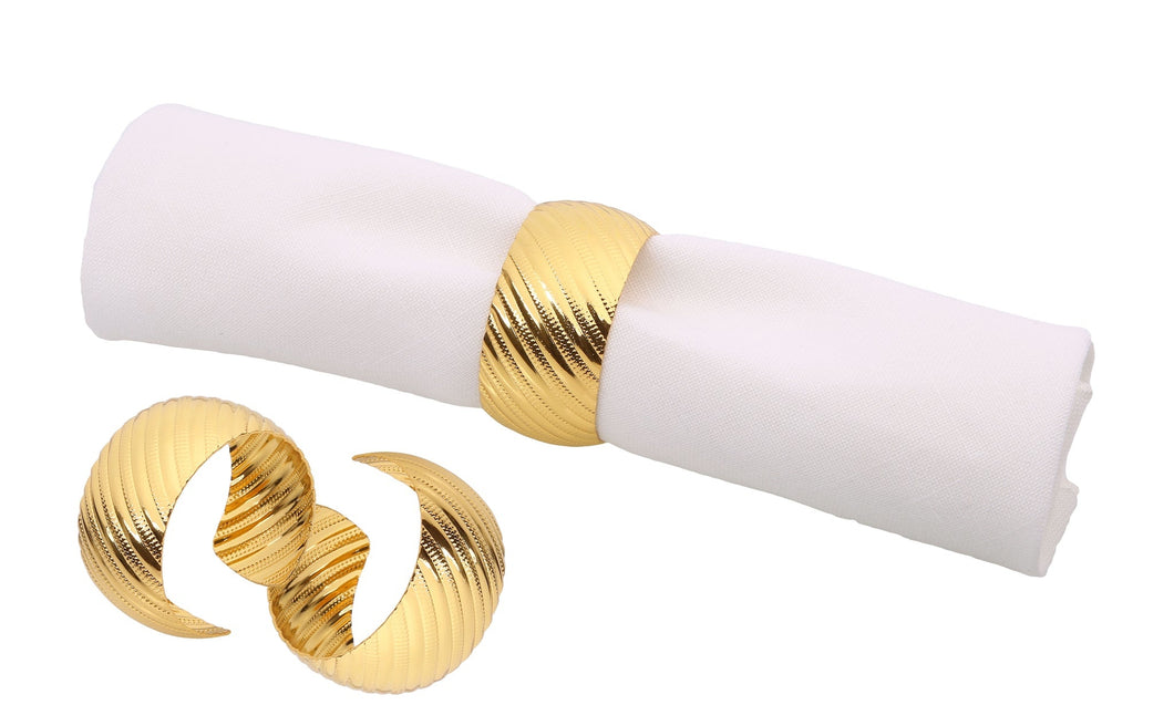 NR758G Gold Napkin Rings S6