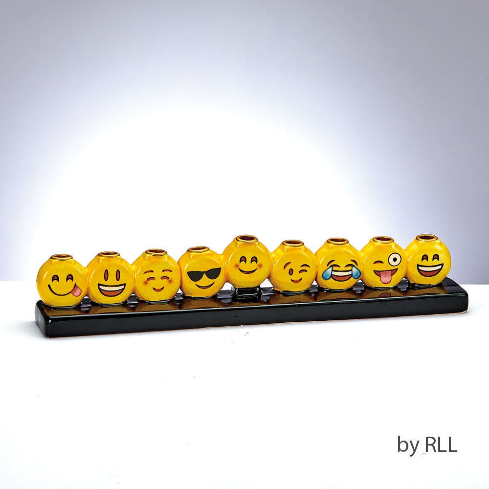 Emoji Menorah