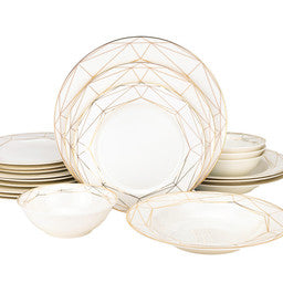 Kirsten Bone China Dinnerware Service For 4