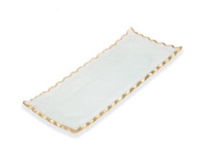 GT2142 Glass Oblong Tray 14"L 6.75"W