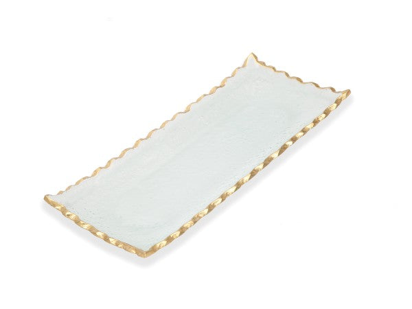 GT2142 Glass Oblong Tray 14