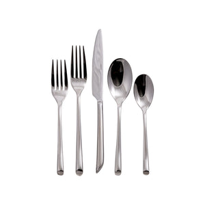 FSLM-1824S TAJ Slant Flatware Silver Service For 4