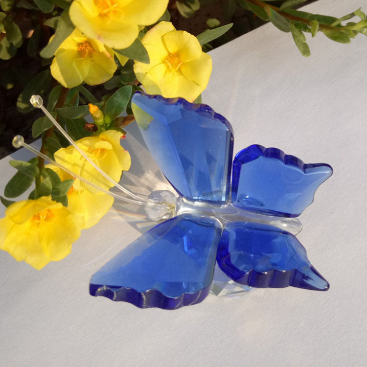 A Crystal Butterfly Blue