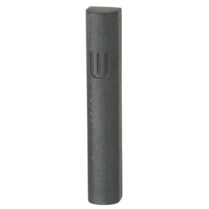 24129 Polyresin "Cement" Mezuzah 12 Cm, Dark Gray