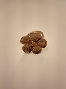 Rose Gold Flower Napkin Ring