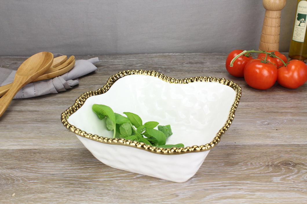 CER-2252-WG Pampa Bay Medium Square Salad Bowl