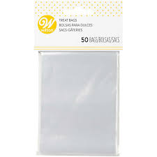 CLEAR TREAT BAGS 50CT