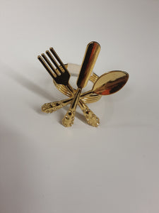 Cutlery Gold Napkin Ring