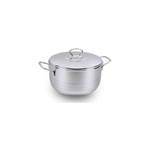 A1948 Mega Korkmaz Mega Stockpot with Lid (32qt.) #A1948