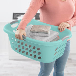 LAUNDRY BASKET-HIPHUG-1.25bshl-AQUA