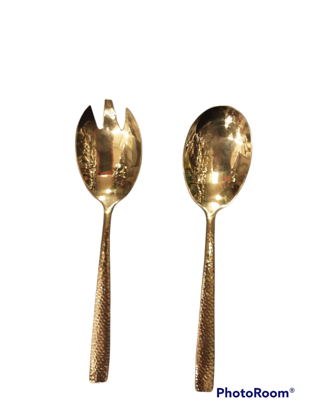 G200119PC Vital Salad Servers Gold