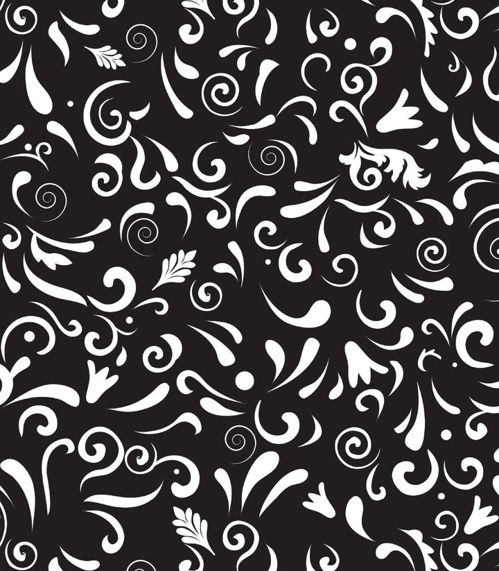 Swirly Gate Black Apron