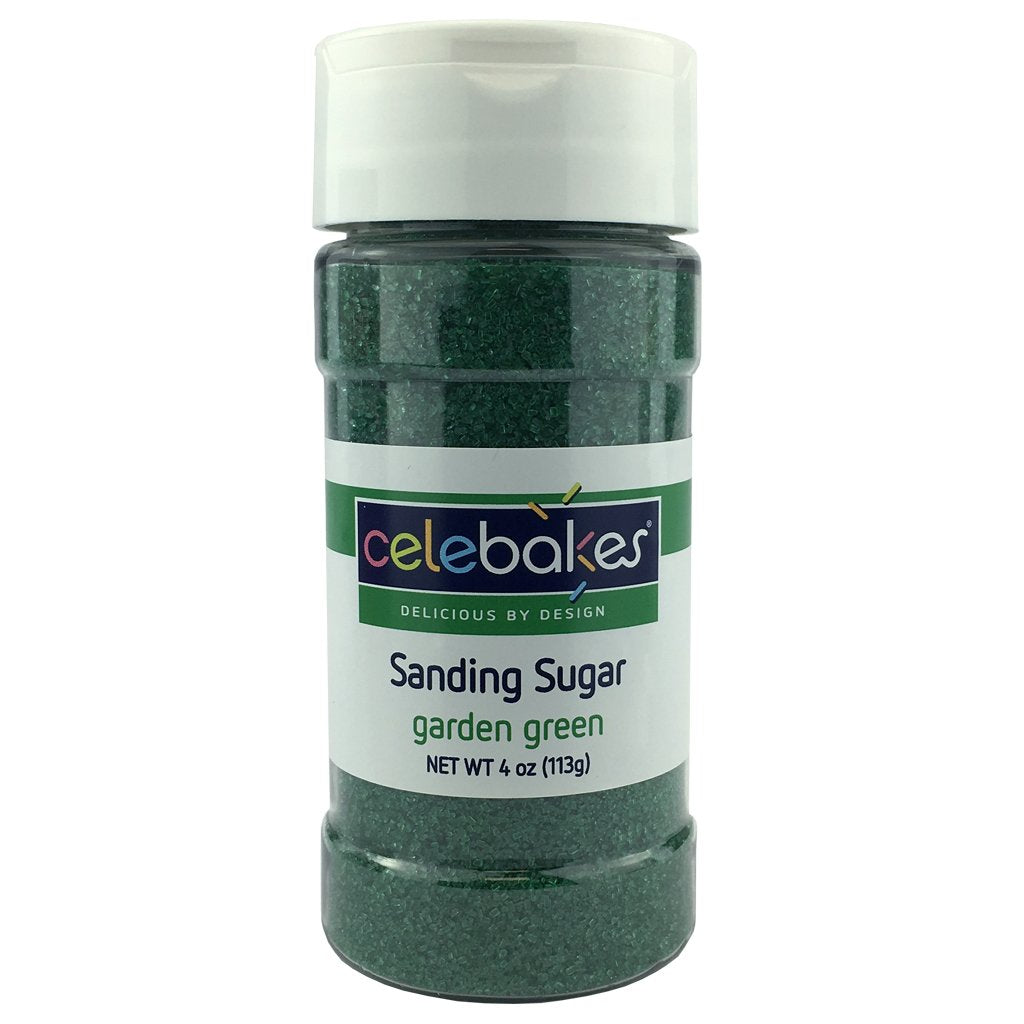 CELEBAKES SANDING SUGAR  GARDEN GREEN