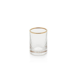 CH-6550 OPTIC SHOT GLASS W/ GOLD RIM Set Of 6