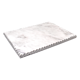 J-CBWM-SL Marble Challah Board with Silver Polish