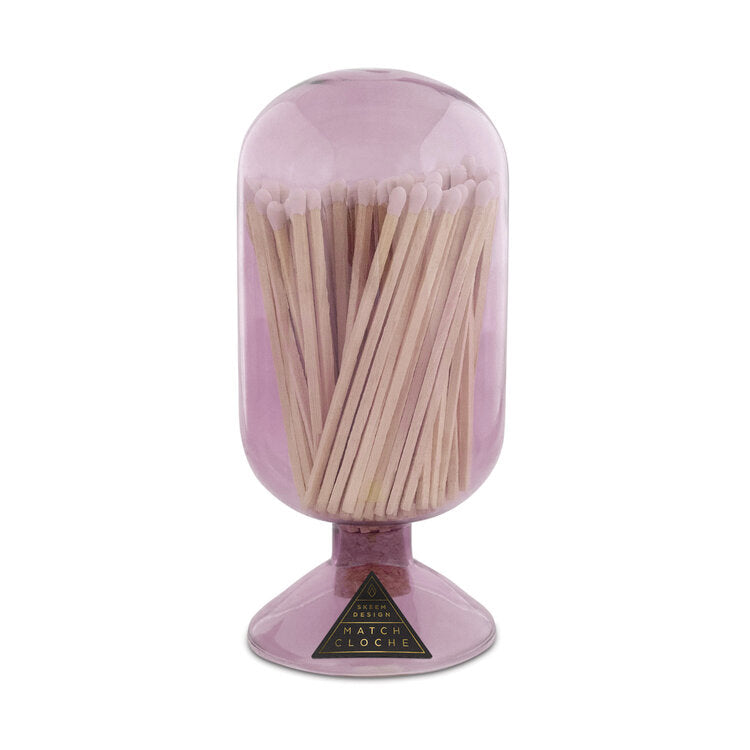 Violet Match Cloche With Red Tips