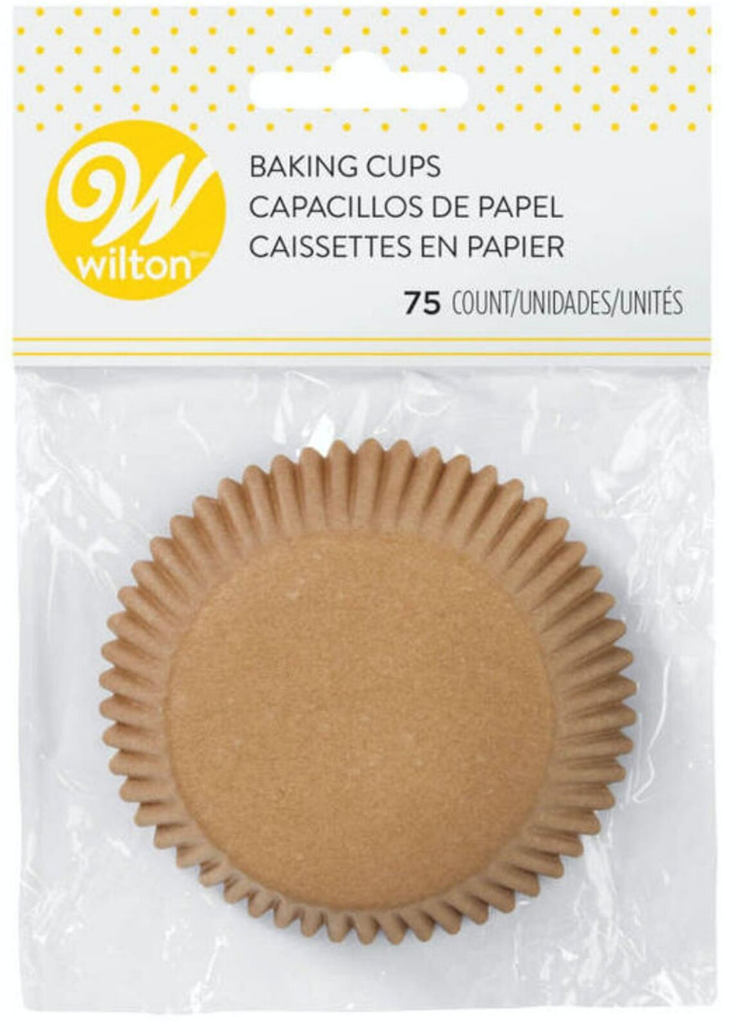 Wilton Kraft Paper Cupcake Liners, 75-Count