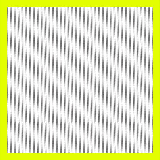 Cotton Stripe Yellow Place Mat