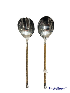 G100539 Gold Hammered Pateesh Servers