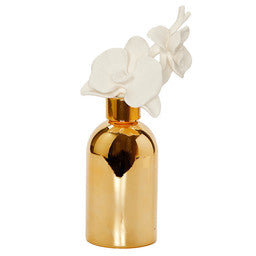 VD3426 Gold Bottle/Gold Cap/ White Flower - "English Pear & Frees" Scent