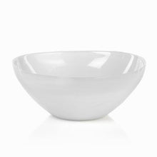 Load image into Gallery viewer, TK-125 Large Monte Carlo Alabaster Glass Bowl-White
