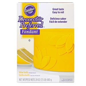 Wilton - DP YELLOW FONDANT 24OZ