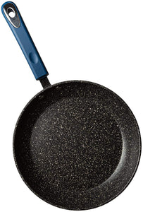 Millvado - Rainbow Non Stick Frypan, Blue 9.5", Soft Grip Handle -