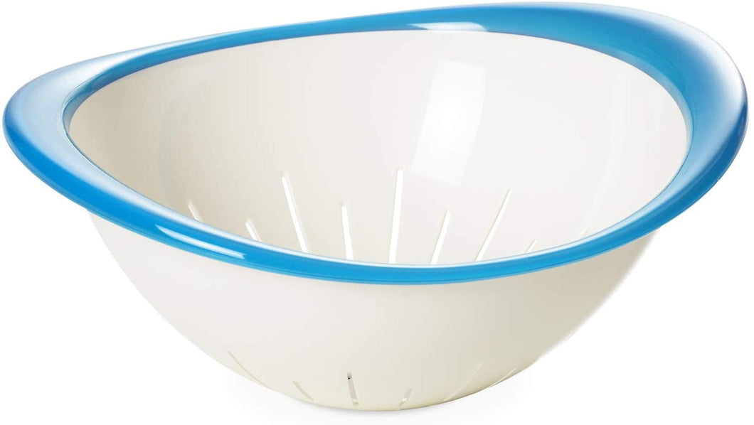 Omada - Trendy, Turquoise Edge, Colander , 10.25