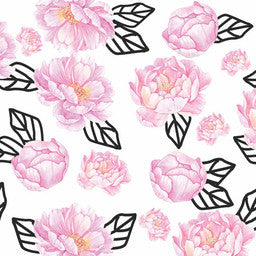 Graphic Peony Charger (Square)