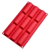 9 Cavity Mini Log Mold Silicone