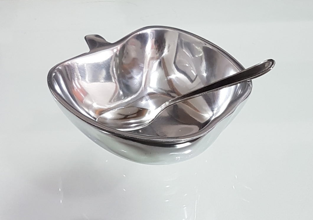 59316 Apple Shape Honey Dish w Spoon7291061300601