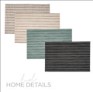 PVC Woven Linen Stripe Placemat-Ast