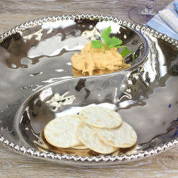 Pampa Bay 2 Section Platter CER-1724