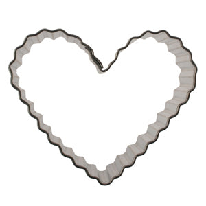 2.5" Fluted Heart Cookie Cutter