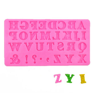 Silicone ABC Letter Mold