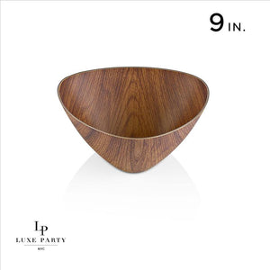 Large Triangle Bowl - 9inch Mahogany