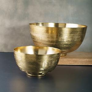 70048 Gold Etched Bowl