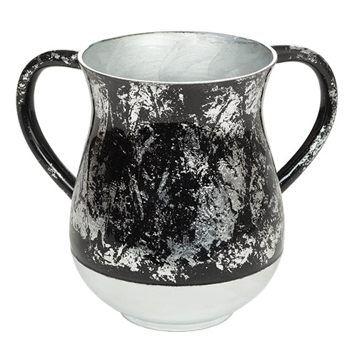 UK46666 Aluminium Washing Cup 13 cm - Black and Silver