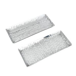 20378-2 REC HAM TRAY ASST/2 Silver