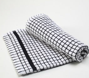 Black Checkered Dish Towel