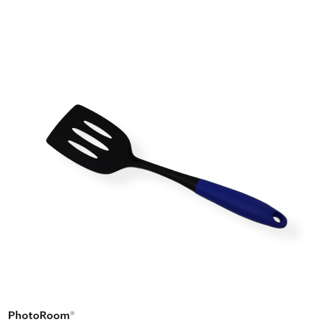 Cherle Nylon Slotted Turner blue handle