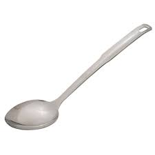 HIC Brands that Cook The Essentials Stainless Steel Solid Kitchen Spoon